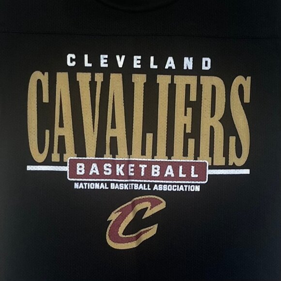 Cleveland Cavaliers NBA Jersey Shirt Womens Medium Black Mesh New - Picture 5 of 11
